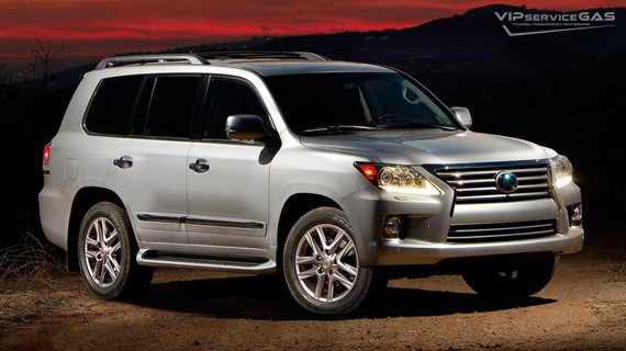 Установка ГБО на Lexus LX 570 — 2012