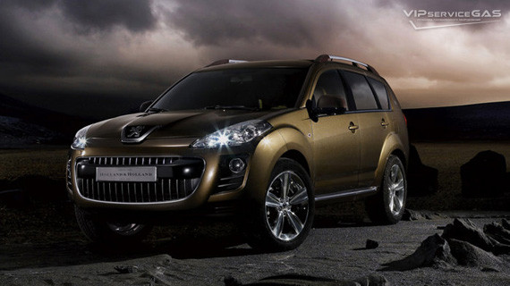 Установка ГБО на Peugeot 4007 2.4 — 2014