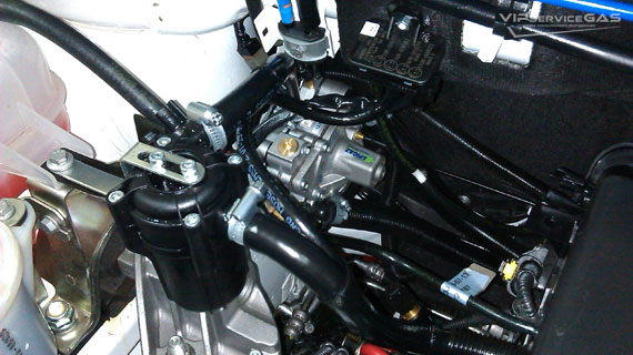 Газовая установка на Fiat