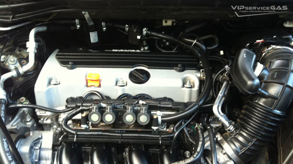 Установка гбо на Honda CR-V 2.4