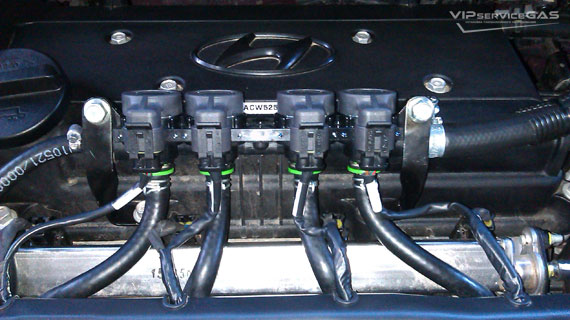 Гбо на Hyundai Accent 1.4