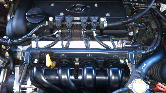 Газ на Hyundai Accent 1.4