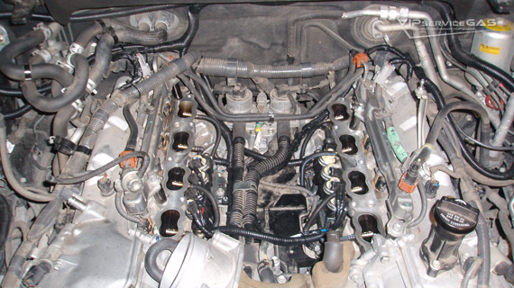 Устанока гбо на Lexus LX 570 5.7