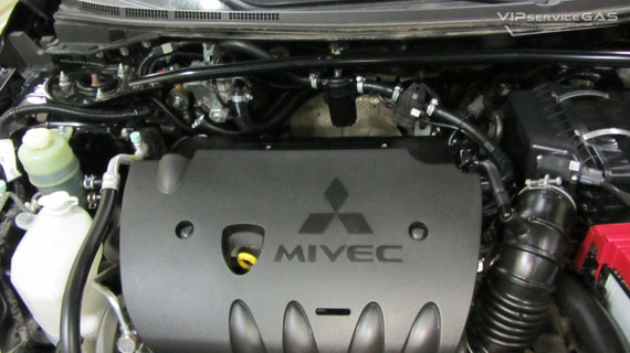 Гбо на Mitsubishi Lancer X