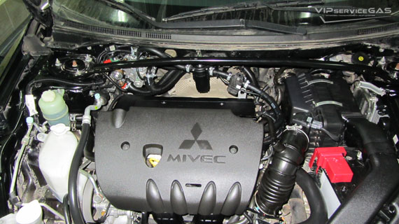 Газ на Мицубиси Ланцер Х 2.0
