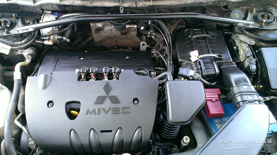 Установка гбо на Mitsubishi Outlander XL 2.4