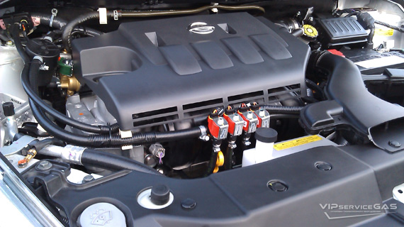 Газ на Nissan Tiida 1.6