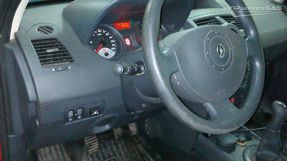 Гбо на Renault Megane 1.4