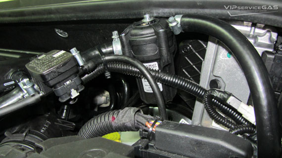 Газ на Skoda Rapid 1.6