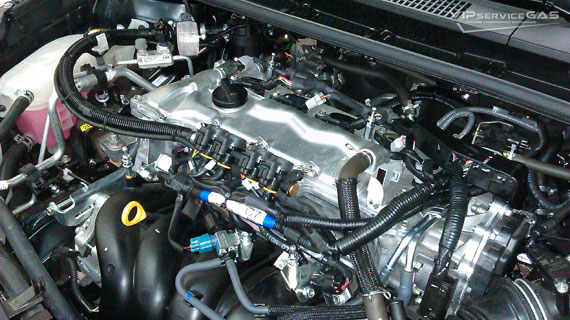 Гбо на Тойота Авенсис 1.8