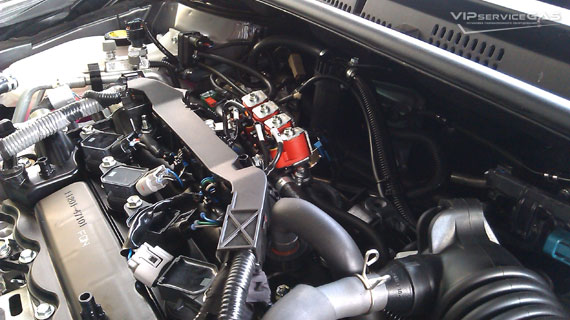 Установка гбо на Toyota Corolla 1.3