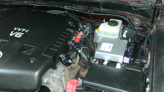 Установка гбо на Toyota FJ Cruiser 4.0