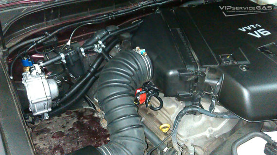 Гбо на Toyota FJ Cruiser 4.0