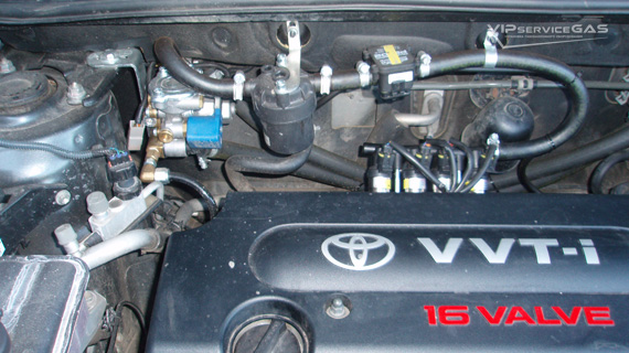 Газ на Toyota RAV4 2.0