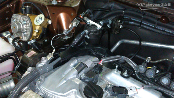 Установка гбо на Toyota Venza 2.7